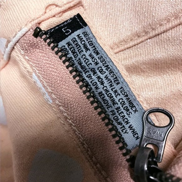 Flip Side Reversible Shorts Peachy Pink with Heart - Picture 5 of 8